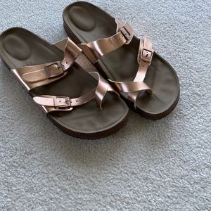Rose Gold Madden Girl Sandal